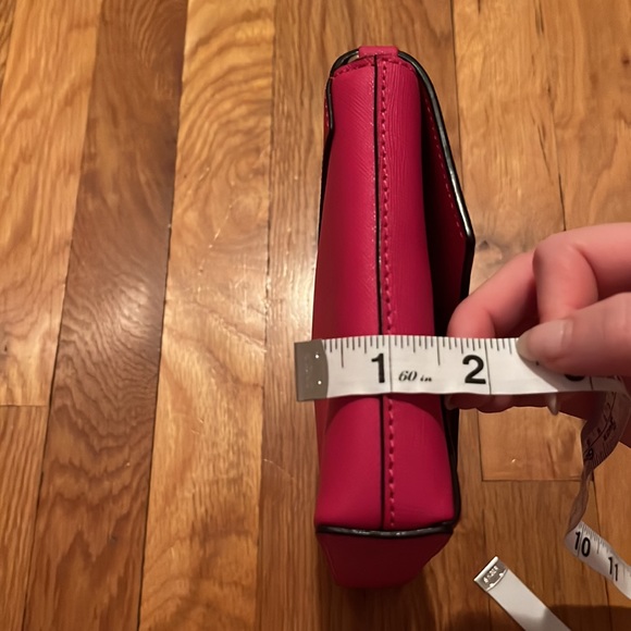 Hot pink Kate Spade Cedar Street Leather Envelope Crossbody - Picture 11 of 13